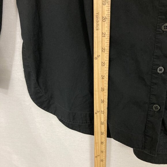 Misook Black Relaxed Fit Long Sleeve Button Down XL Preppy Office - Picture 4 of 9